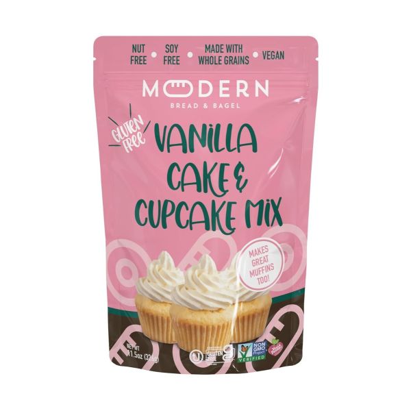 MODERN BREAD & BAGEL: Vanilla Cake and Cupcake Mix, 11.5 oz
