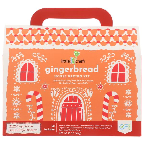 LITTLE GF CHEFS: Gingerbread House Baking Kit, 13 oz