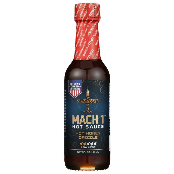 MACH1: Hot Honey Drizzle Hot Sauce, 5 fo