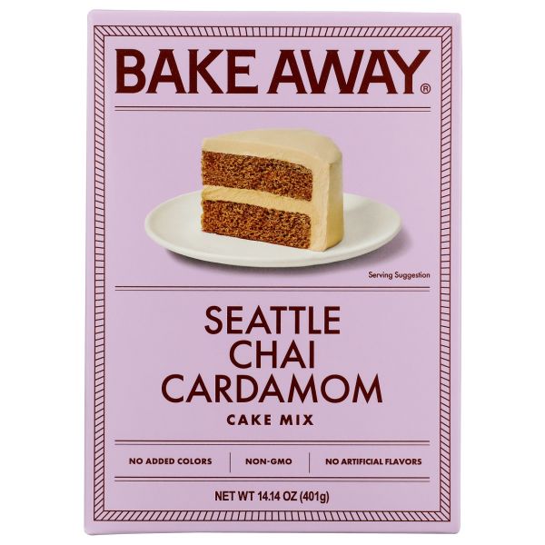 BAKE AWAY: Seattle Chai Cardamom Cake Mix, 14.14 oz