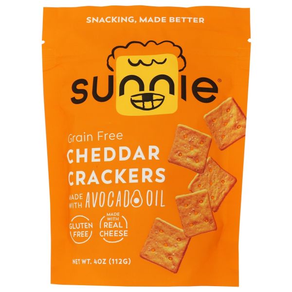 SUNNIE: Cheddar Crackers, 4 oz