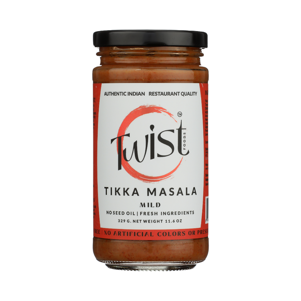 TWIST FOODS: Tikka Masala Indian Curry Simmer Sauce, 11.6 oz