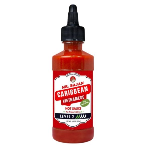 MR BAJAN: Caribbean Vietnamese Hot Sauce Level 2, 11.3 oz