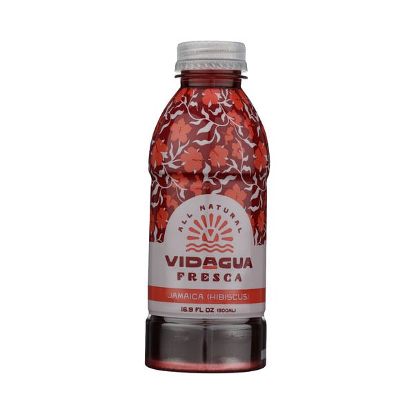 VIDAGUA: Agua Fresca Jamaica Hibiscus, 16.9 fo