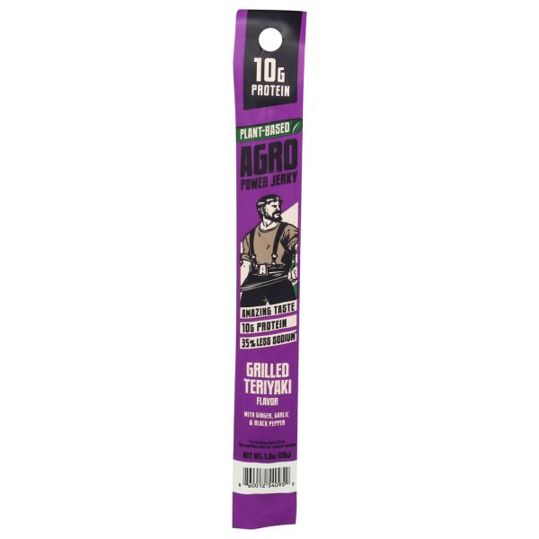 AGRO: Grilled Teriyaki Jerky Stick, 1 oz