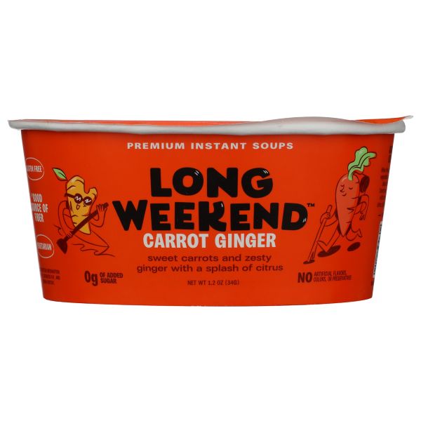 LONG WEEKEND: Carrot Ginger Soup, 1.2 oz