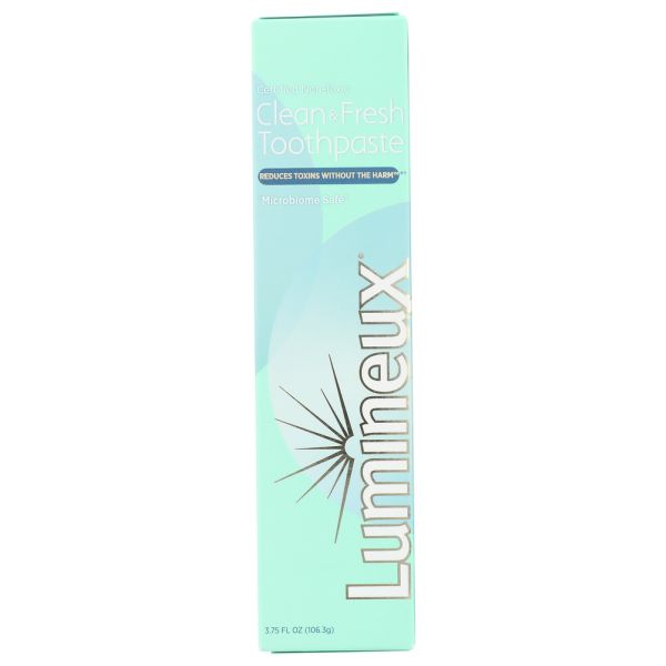 LUMINEUX: Clean Fresh Toothpaste, 3.75 oz