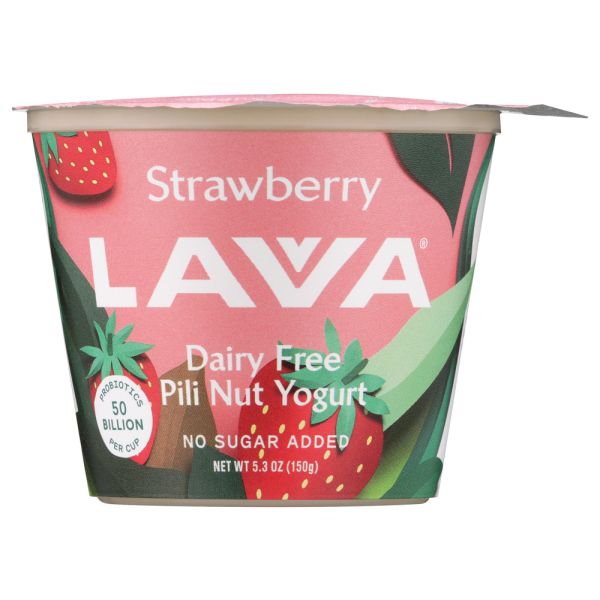 LAVVA: Strawberry Pili Nut Yogurt, 5.30 oz