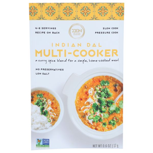 THE ZEN OF SLOW COOKING: Indian Dal Multi Cooker Spice Blends, 0.6 oz