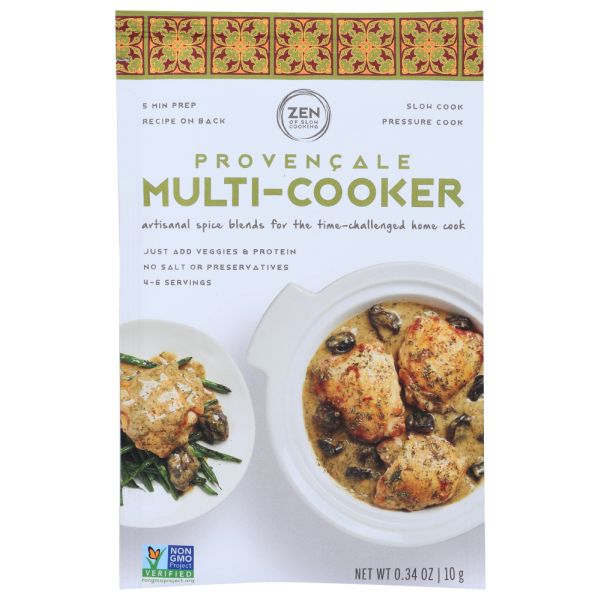 THE ZEN OF SLOW COOKING: Provencale Multi Cooker Spice Blends, 0.34 oz