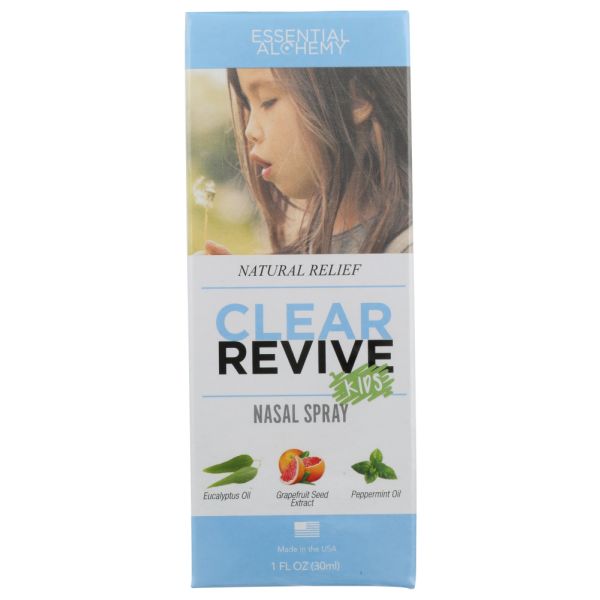 CLEAR REVIVE: Kids All Natural Nasal Spray, 1 oz