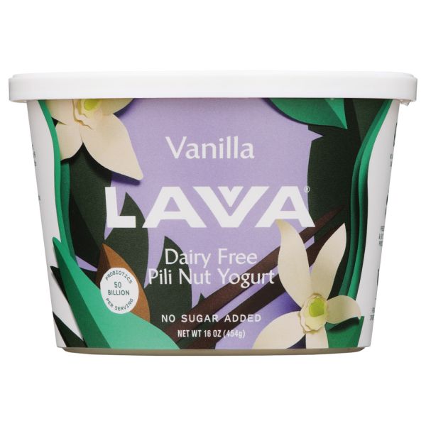 LAVVA: Yogurt Dairy Free Vanilla Pili Nut, 16 oz