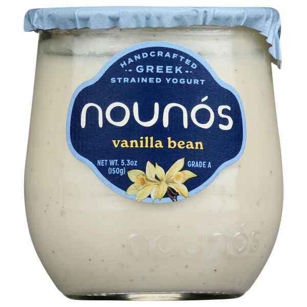 NOUNOS: Greek Vanilla Bean Yogurt, 5.3 oz