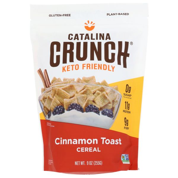 CATALINA SNACKS: Cinnamon Toast Keto Friendly Cereal, 9 oz