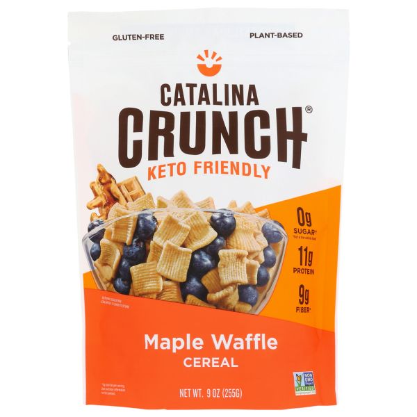 CATALINA SNACKS: Maple Waffle Keto Friendly Cereal, 9 oz