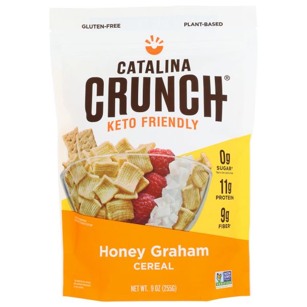 CATALINA SNACKS: Honey Graham Keto Friendly Cereal, 9 oz