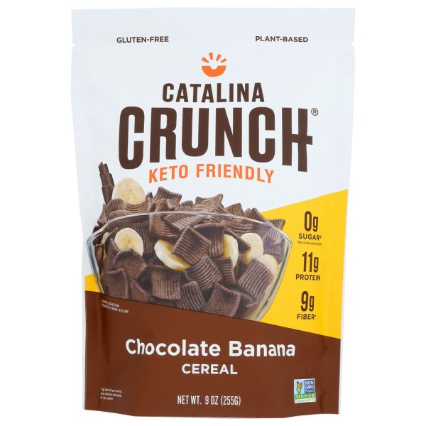 CATALINA SNACKS: Chocolate Banana Keto Friendly Cereal, 9 oz