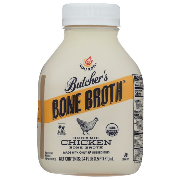 ROLI ROTI: Organic Chicken Bone Broth, 24 oz