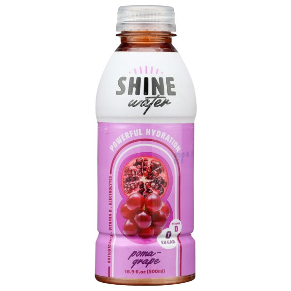 SHINEWATER: Poma Grape Water, 16.9 fo