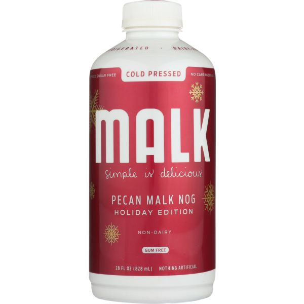 MALK: Pecan Malk Nog Holiday Edition, 28 oz
