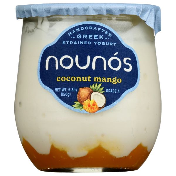NOUNOS: Coconut Mango Greek Yogurt, 5.3 oz