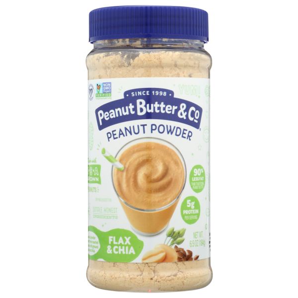PEANUT BUTTER & CO: Peanut Butter Powder Chia & Flux, 6.5 oz