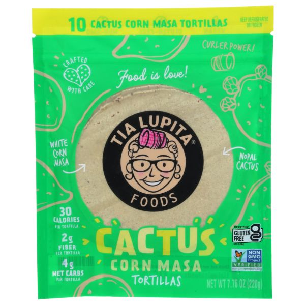 TIA LUPITA FOODS: Tortillas Cactus, 7.76 oz