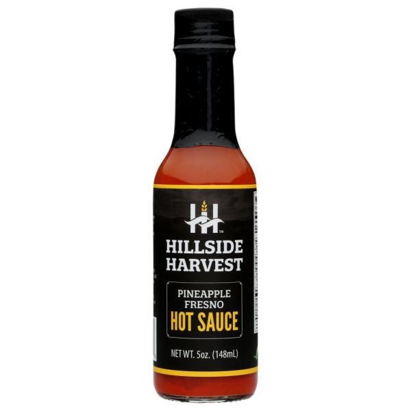 HILLSIDE HARVEST: Pineapple Fresno Hot Sauce, 5 fo