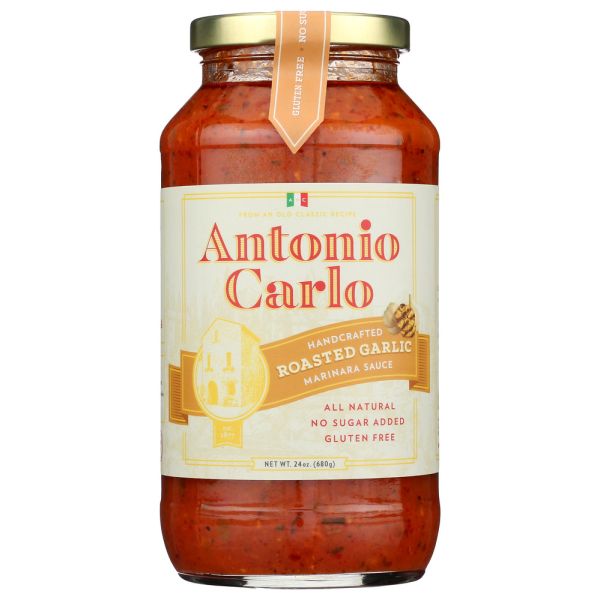 ANTONIO CARLO GOURMET SAUCE: Sauce Roasted Garlic, 24 oz