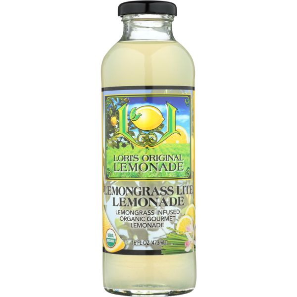 LORIS ORIGINAL LEMONADE: Lemonade Lemongrass Lite Organic, 16 fo