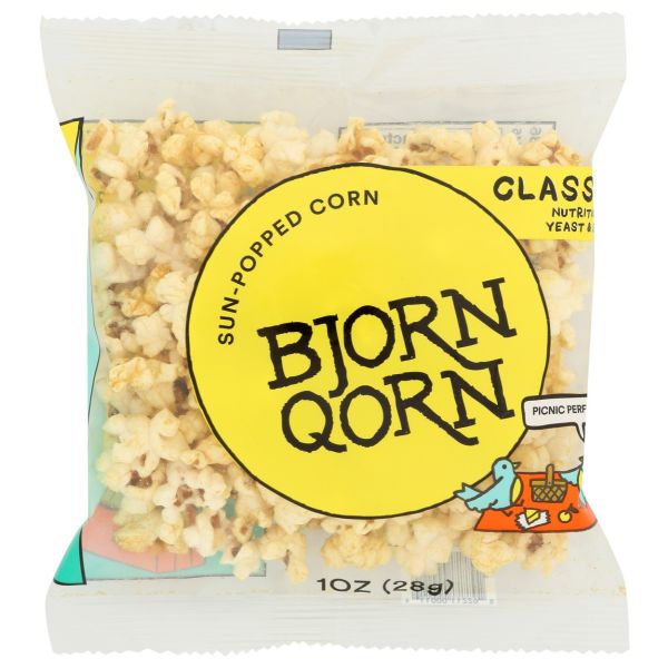 BJORNQORN: Classic Sun Popped Corn, 1 oz
