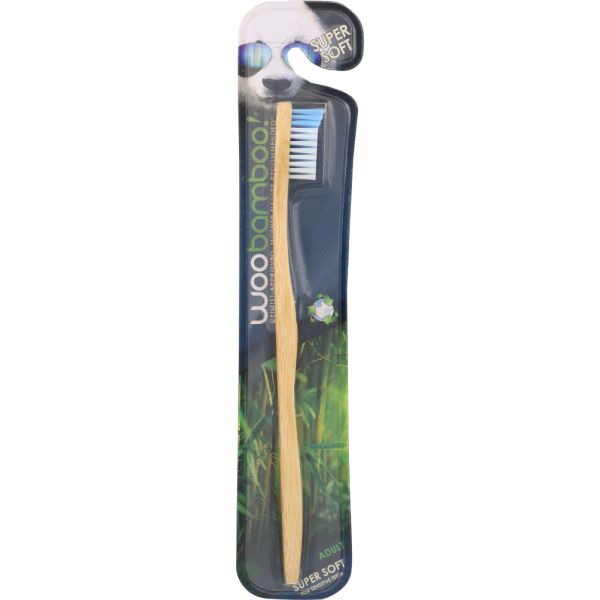 WOOBAMBOO: Adult Super Soft Bristle Toothbrush, 1 ea