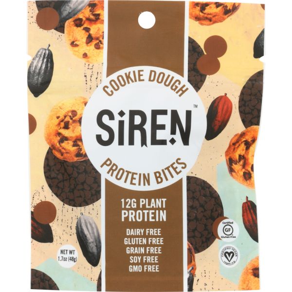 SIREN SNACKS: Bites Protein Cookie Dough, 1.7 oz