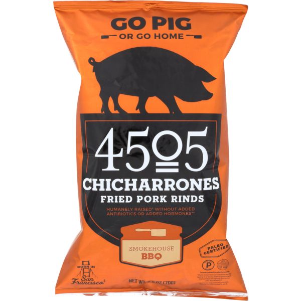 4505 MEATS: Chicharrones Smokehouse Bbq, 2.5 oz