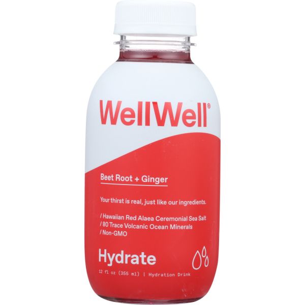 WELLWELL: Hydrate Beet Root and Ginger Juice, 12 oz