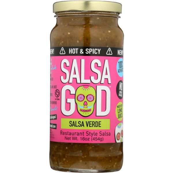 SALSA GOD: Salsa Verde Hot, 16 oz