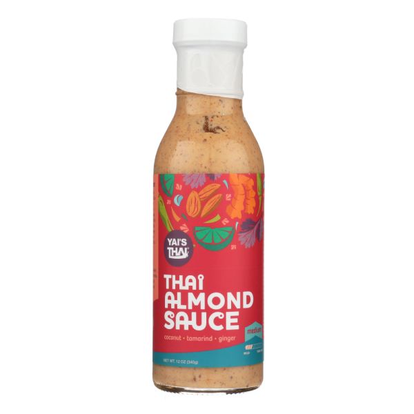 YAIS THAI: Sauce Almond Thai, 12 oz