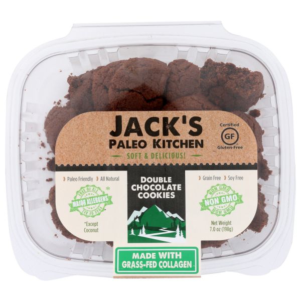 JACKS PALEO KITCHEN: Cookies Double Chocolate Paleo, 7 oz