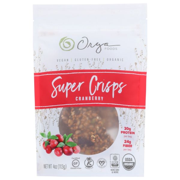 SUPER CRISPS: Crisps Cranberry Super, 4 oz