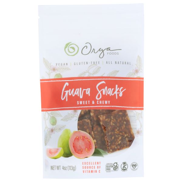 ORGA FOODS: Guava Snacks, 4 oz