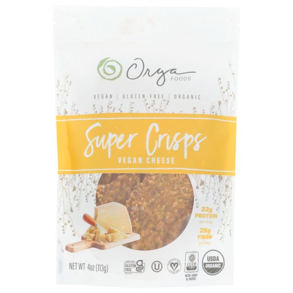 SUPER CRISPS: Crisp Vegan Cheese, 4 oz