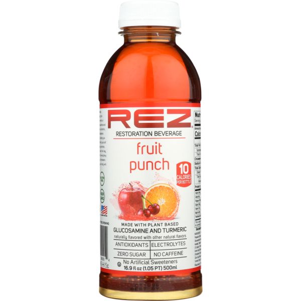 REZ: Fruit Punch Beverage, 16.9 fl oz