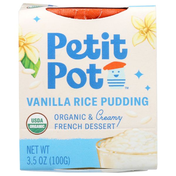 PETIT POT: Riz Au Lait Organic Rice Pudding, 3.50 oz