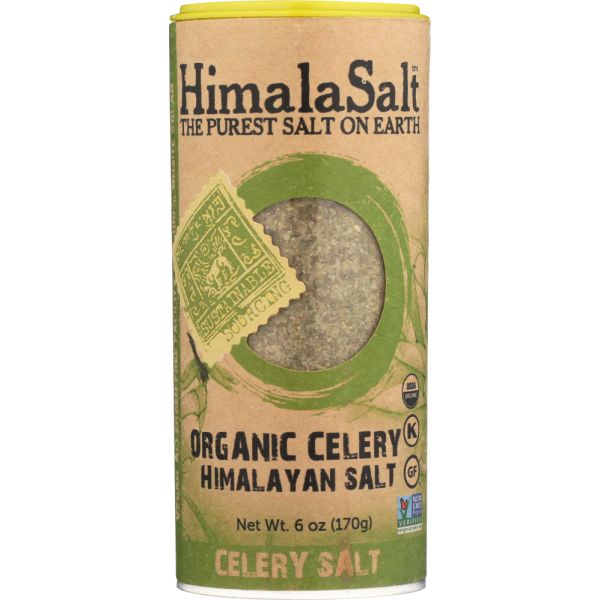 HIMALA SALT: Organic Celery Himalayan Salt, 6 oz