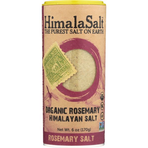 HIMALA SALT: Salt Himalayan Rosemary Organic, 6 oz