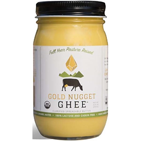 GOLD NUGGET GHEE: Ghee Butter Traditional Pastured Raised, 16 oz
