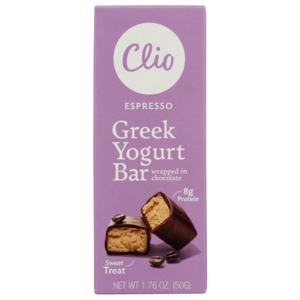 CLIO: Espresso Greek Yogurt Bar, 1.76 oz