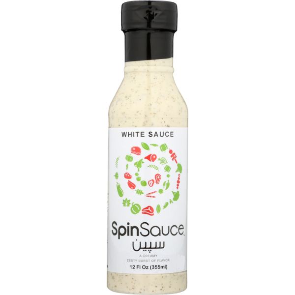 SPIN SAUCE: Sauce White, 12 fo