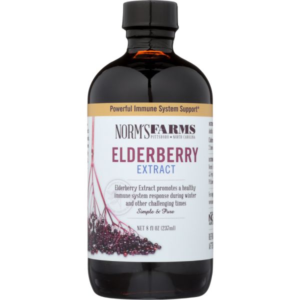 NORMS FARMS: Extract Elderberry, 8 fo