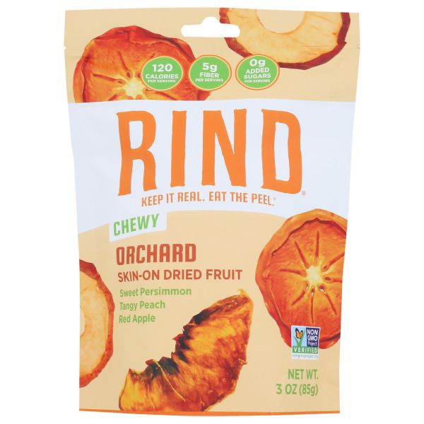RIND: Orchard Skin On Dried Fruit, 3 oz